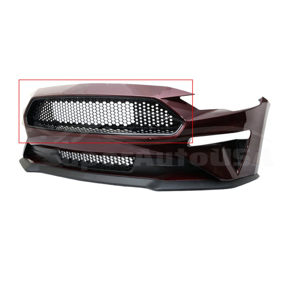 For 2018-2023 Ford Mustang Bullitt Honeycomb Style Front Grille (Gloss Black)