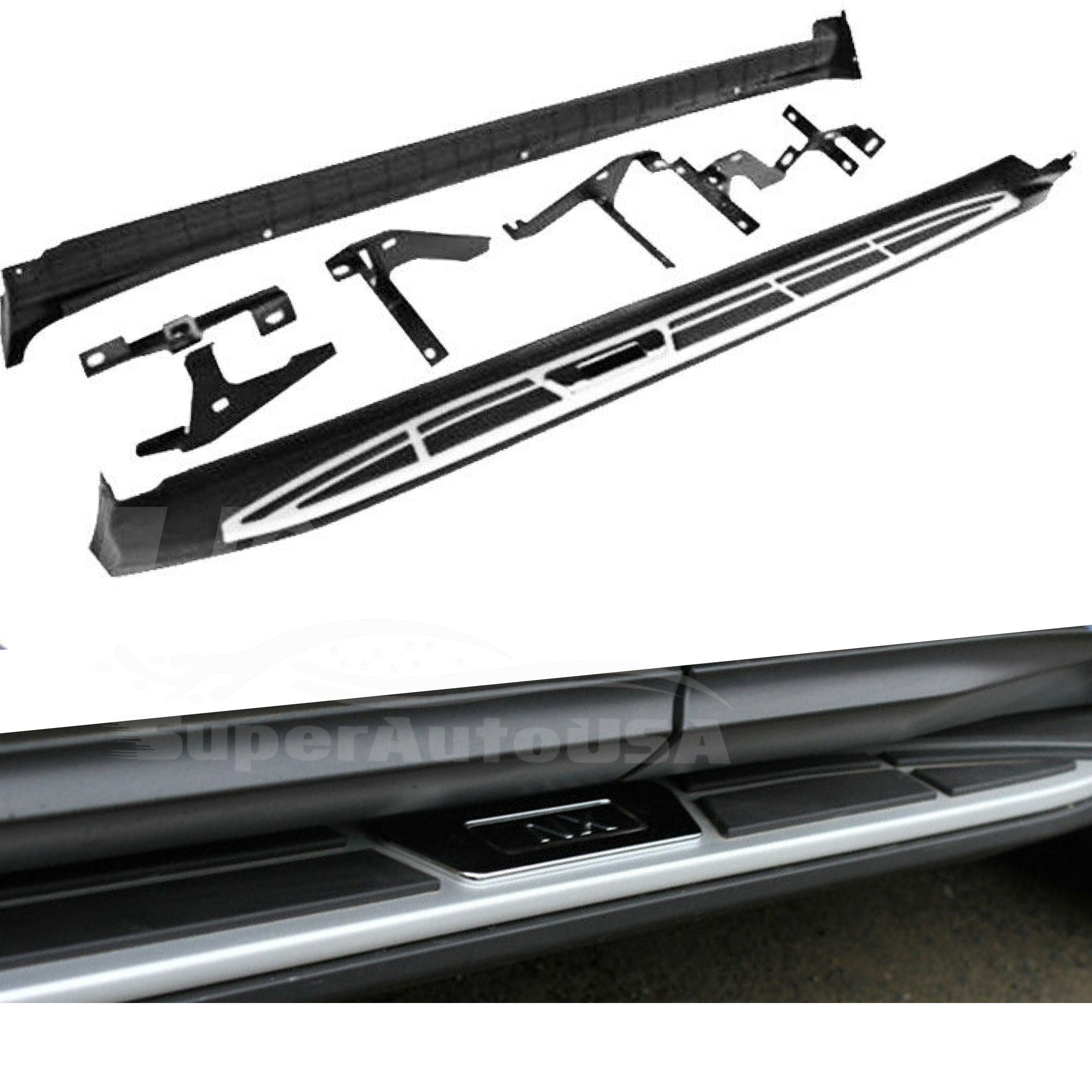 Ajuste 2015-2021 Lexus NX200t 300 300h Estribos Pedal de paso lateral Nerf Bar Set - 0