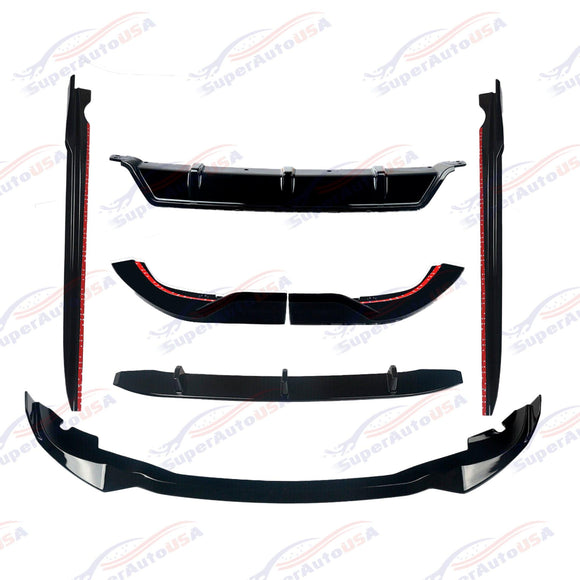 BMW G05 X5 M Sport trims full body kit with matte black rear diffuser from SuperAutoUSA.
