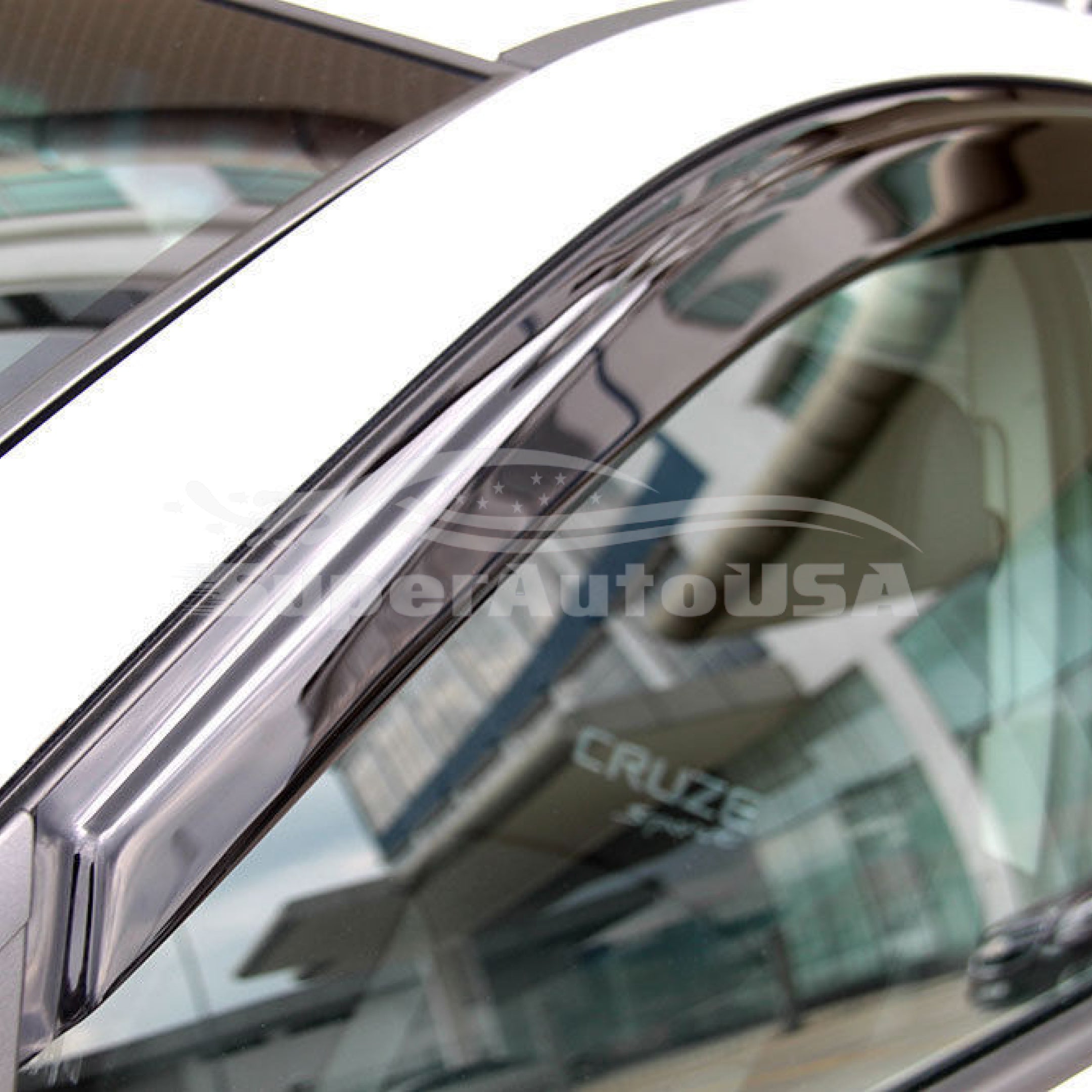 For Hyundai Elantra 2021-2022 Out-Channel Vent Window Visors Rain Sun Wind Guards Shade Deflectors