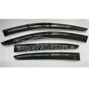 Compatible con Lexus RX350 RX450H 2010-2016, molduras de estilo de fibra de carbono, viseras para ventanas, protectores contra la lluvia, el sol y el viento, deflectores de sombra -4