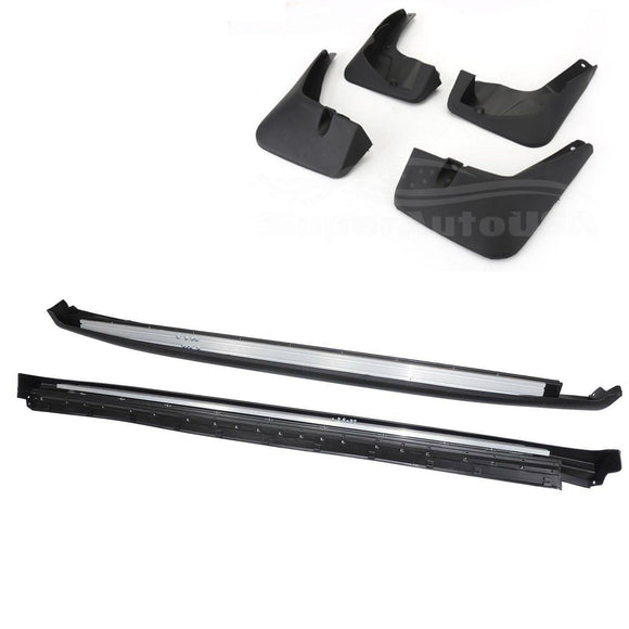 For Hyundai Palisade 2020-2022 Running Boards Side Step Nerf Bar & Mudguards
