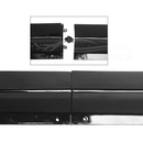 Fit 2014-2021 Infiniti Q50 4-Door Sedan MOD Style Black ABS Side Skirts Body Kit (Black)-4