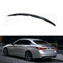 Fit 2014-2020 INFINITI Q50 Rear Trunk Spoiler Wing(Unpainted / Matte Black)-1