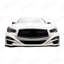 Ajuste para la cubierta embellecedora de la rejilla del parachoques delantero del sedán Infiniti Q50 2014-2023 -4