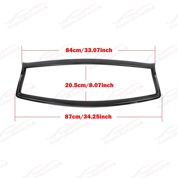 Ajuste para la cubierta embellecedora de la rejilla del parachoques delantero del sedán Infiniti Q50 2014-2023 