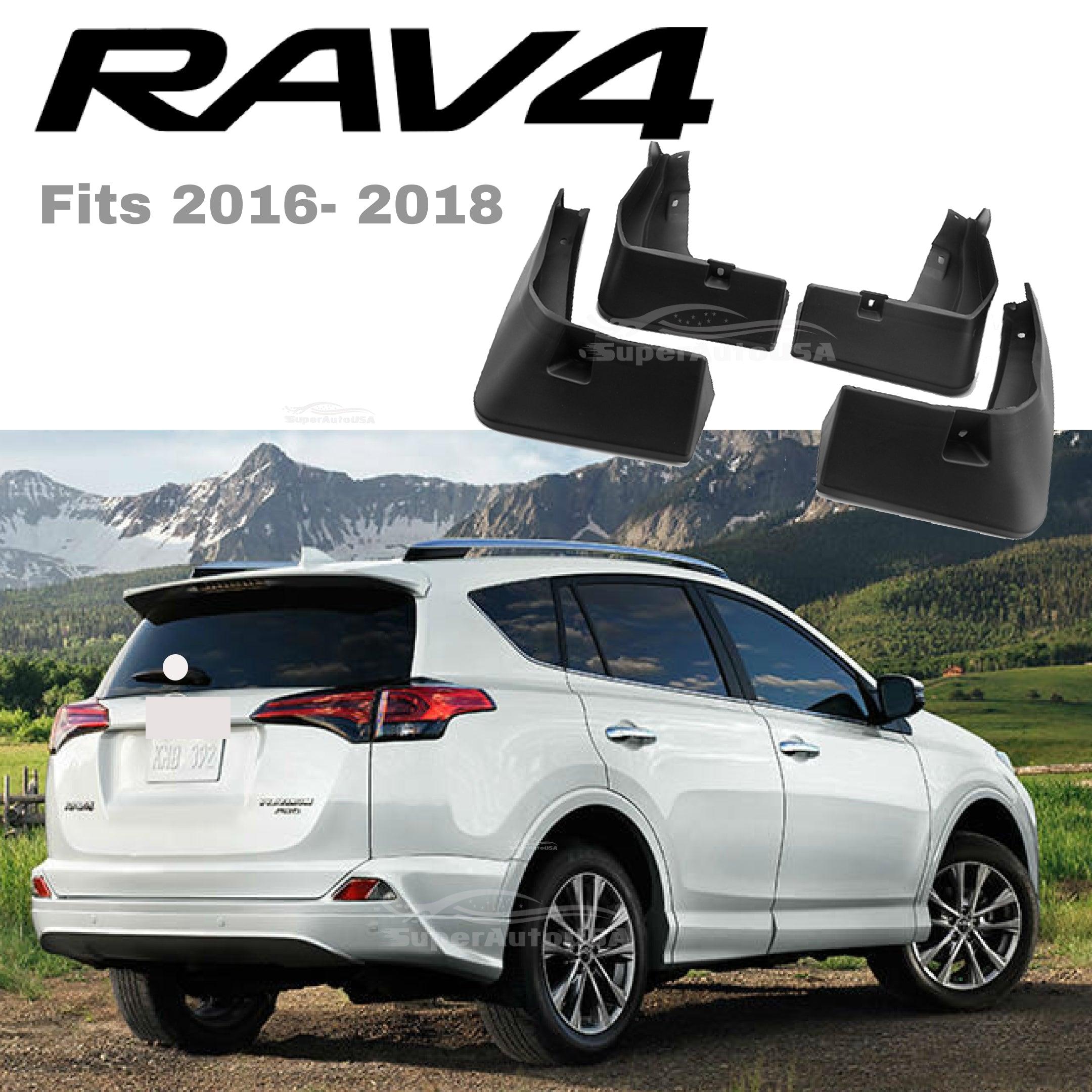 Fit 2016-18 Toyota RAV4 Mudguards Mud Flaps Splash Guards Fender Trim ...