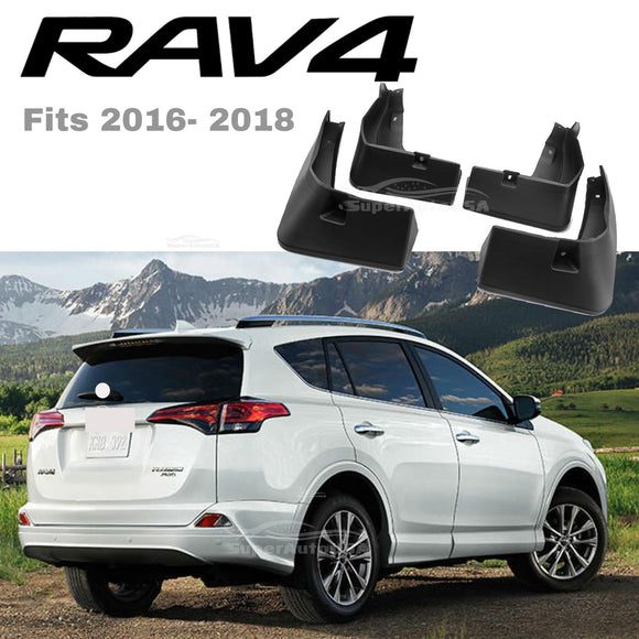 Fit 2016-2018 Toyota RAV4 Car Mudguards Mud Flaps Splash Guards Fender Trim