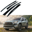 Fit 2019-2025 Toyota RAV4 3D Mugen Style Window Visors Rain Sun Wind Guards-1