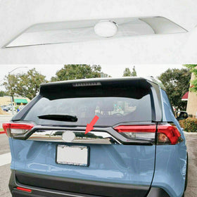 Fits 2019-2021 Toyota RAV4 Rear Door Trunk Lid Decoration Latch Cover Molding Trim (Chrome)