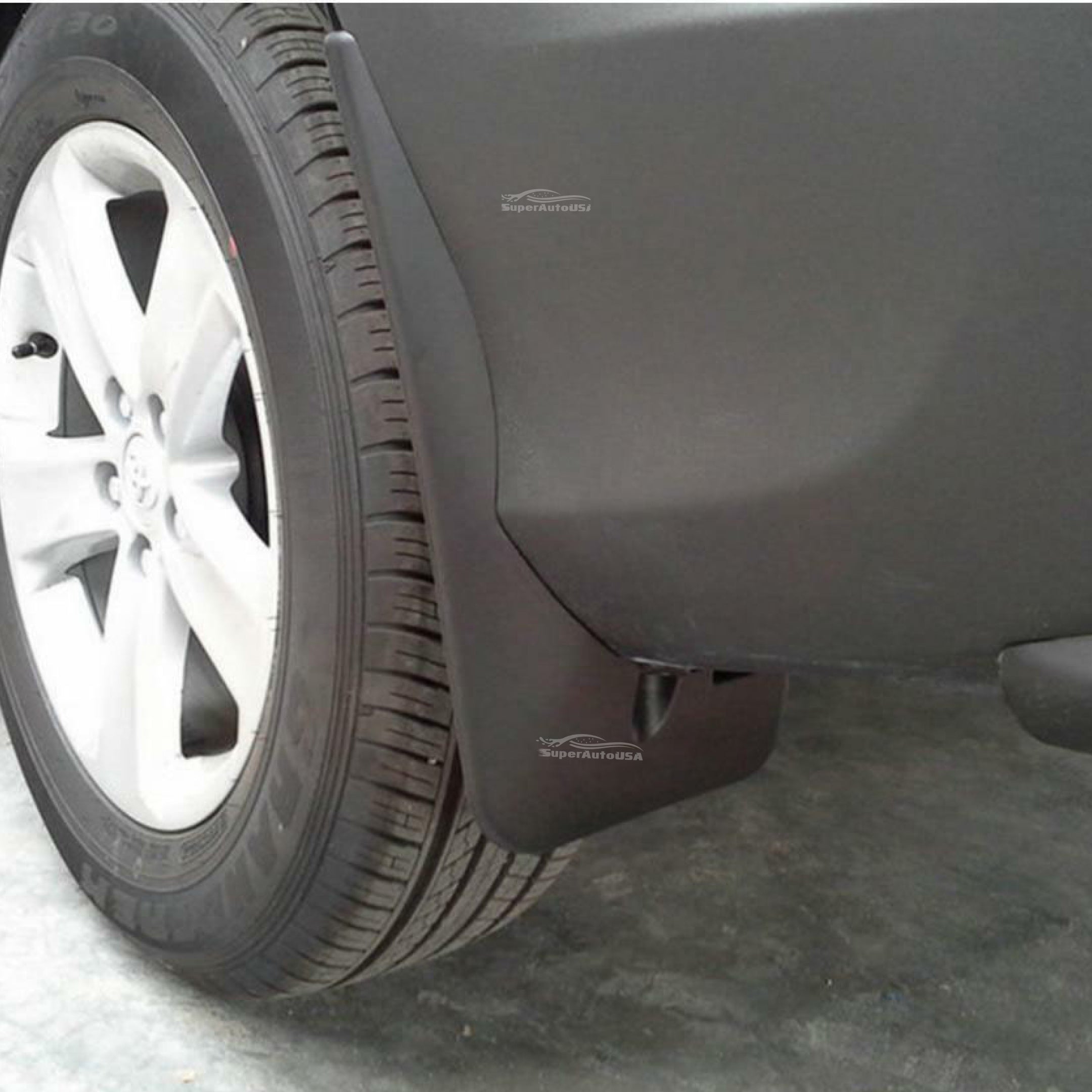 Ajuste 2013-2015 Toyota RAV4 Guardabarros de coche Guardabarros Guardabarros Embellecedor de guardabarros - 0