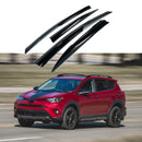 Fit 2013-2018 TOYOTA Rav4 3D Mugen Style Vent Window Visors Rain Sun Wind Guards Shade Deflectors-1