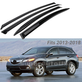 Fit 2013-2018 Acura RDX OE Style Vent Window Visors Rain Sun Wind Guards Shade Deflectors