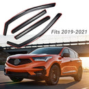 Fit 2019-2022 Acura RDX In-Channel Vent Window Visors Rain Sun Wind Guards Shade Deflectors-10