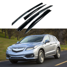 Fit 2013-2018 Acura RDX 3D Mugen Style Vent Window Visors Rain Sun Wind Guards Shade Deflectors