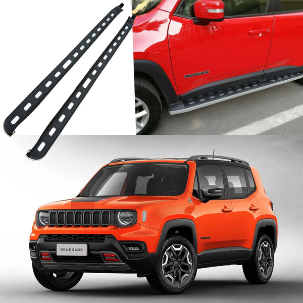 For Jeep Renegade 2015-2022 Running Board Side Step Nerf Bars Pair Aluminum OE