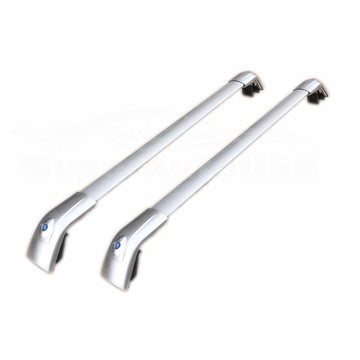 Barra transversal para equipaje de techo plateada compatible con MINI COUNTRYMAN 2011-2021 