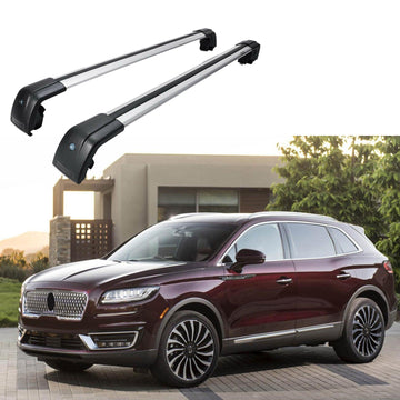 Compatible con portaequipajes de barra transversal para techo Lincoln MKX 2016-2021 