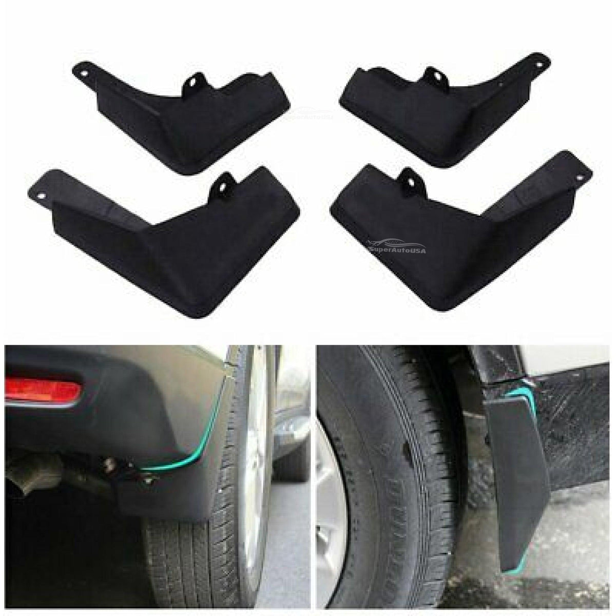 Fit 2014-20 Nissan Rogue Mud Flaps Splash Guard Fender Mudguard Kit ...