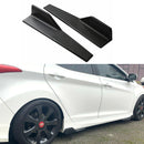 For Hyundai Sonata 2008-2020 Black Side Skirts Splitter Spoiler Diffuser Wing-1
