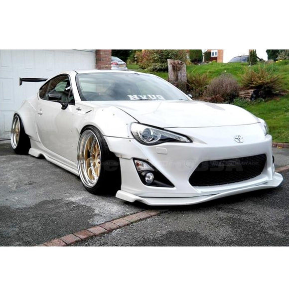 Fit 2013-2021 Subaru Scion FRS BRZ GT86 Black GR Style Side Skirts Body kit