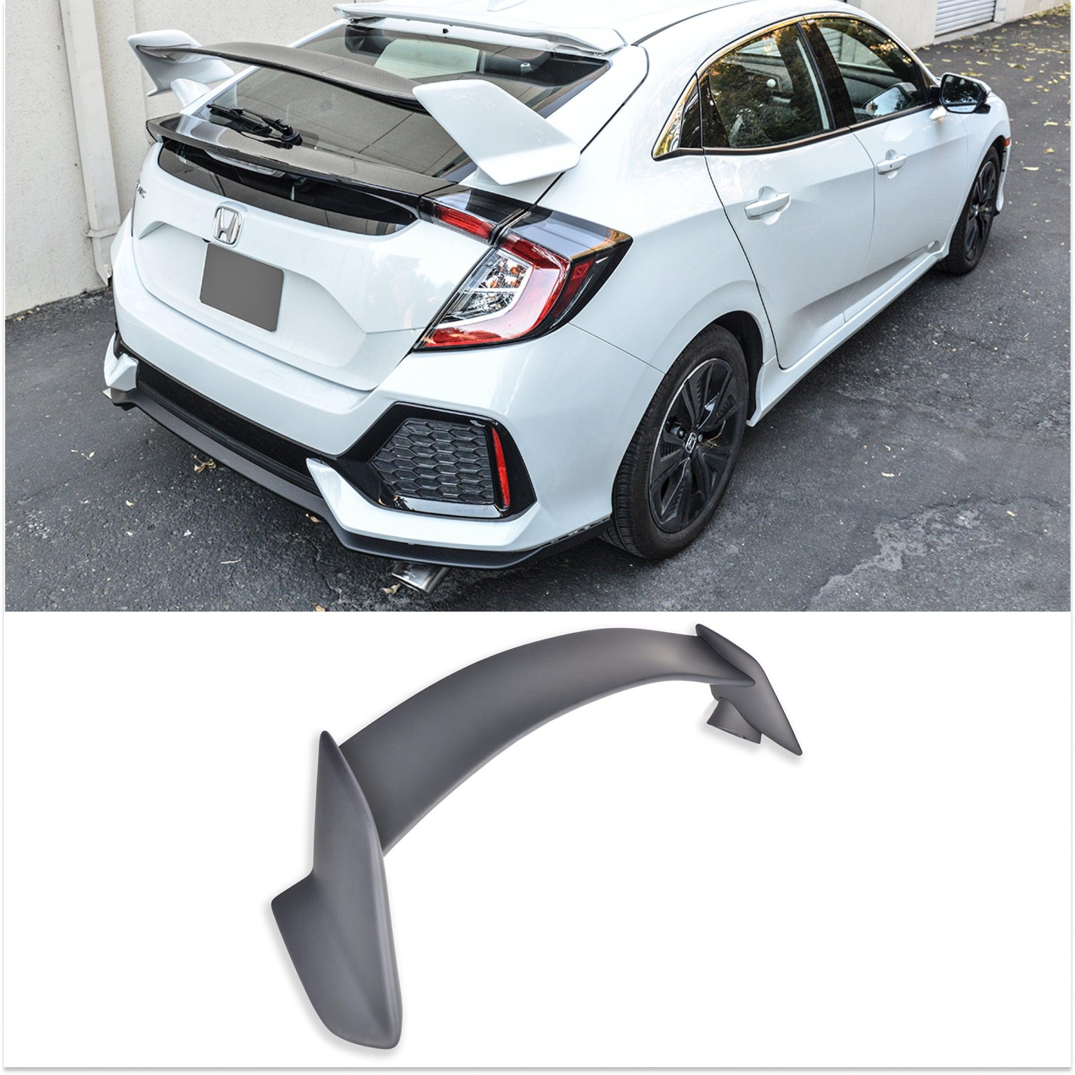 Fit 2016-21 Honda Civic Hatchback Type-R Style Rear Lid Wing Spoiler ...