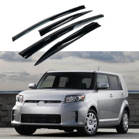Se adapta a Scion xB 2008-2015, viseras para ventanas con ventilación estilo Mugen 3D, protectores contra la lluvia, el sol y el viento, deflectores de sombra 