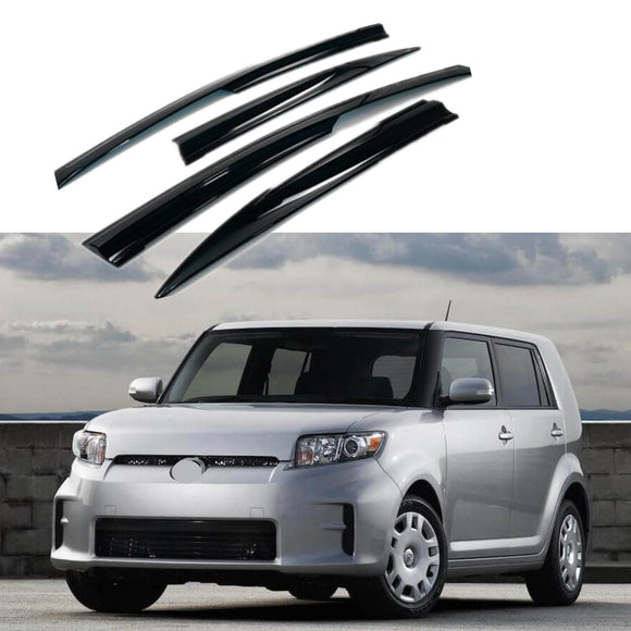 Fit 2008-2015 Scion xB 3D Mugen Style Vent Window Visors Rain Sun Wind Guards Shade Deflectors
