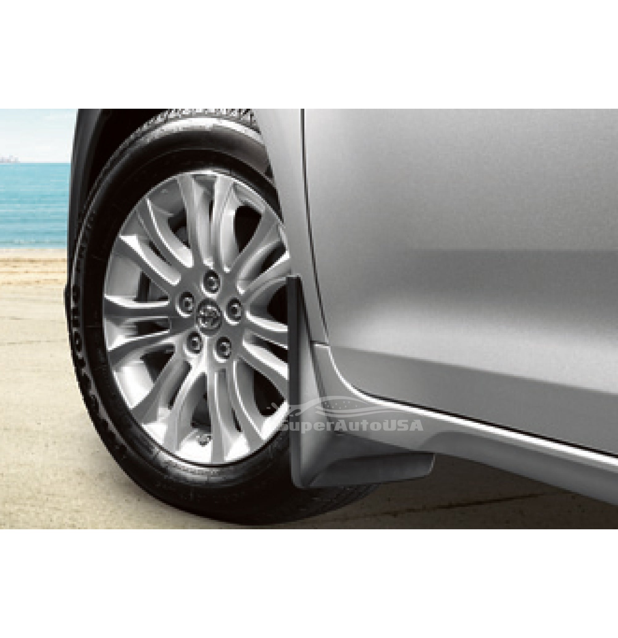 Fit 2011-2017 Toyota Sienna Splash Guards Van Molded Front Rear Mud Flaps Guard-2