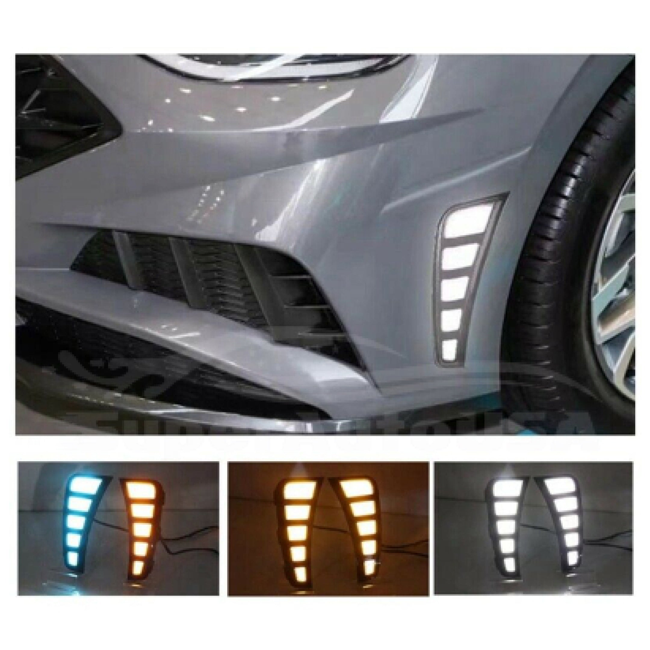 For Hyundai Sonata 2020 2021 LED DRL Daytime Running Light Turn Signal Lamp - 0