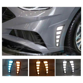 For Hyundai Sonata 2020 2021 LED DRL Daytime Running Light Turn Signal Lamp