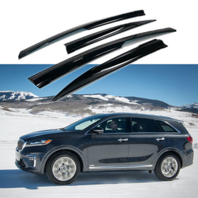 For SORENTO 2016-2020 3D Mugen Style Vent Window Visors Rain Sun Wind Guards Shade Deflectors