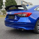 Durable Rear Bumper Diffuser Cover in Matte Black for Ford Mustang 2024-2025 by SuperAutoUSA.

