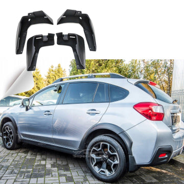 Juego de 4 guardabarros negros para Subaru Crosstrek 2018-2021 