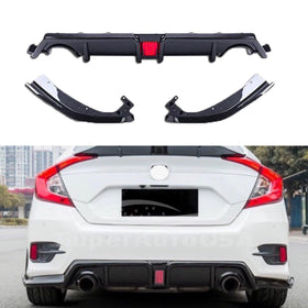 2017 Civic carbon fiber style bumper lip SuperAutoUSA
