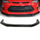 Se adapta a todos los modelos Scion TC 2014-2016, alerón de parachoques delantero estilo GT negro -1