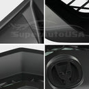 For 2009-2011 Acura TL Front Bumper Upper Grille Assembly (Painted Matte Black)-4