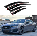 Fit 2015-2020 ACURA TLX OE Style Vent Window Visors Rain Sun Wind Guards Shade Deflectors-1