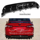 Fit 2018-2024 Toyota Camry TRD Style Full Body Kits Front Splitter Lip, Side Body Skirt, Rear Bumper Diffuser, Rear Trunk Spoiler Wing-5