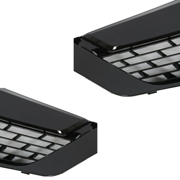 For 2009-2014 Acura TSX Front Bumper Upper Grille Assembly Grill (Gloss Black)