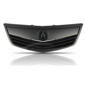For 2011-2014 Acura TSX Front Bumper Upper Grille Assembly (Gloss Black or Painted Matte Black)