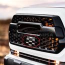 Se adapta a la cubierta del sensor de radar de la rejilla delantera de Toyota Tacoma 2018-2021 -2