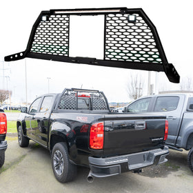 For Chevy Colorado LED Reinforced Steel Adjustable Roll Bar Headache Chase Rack