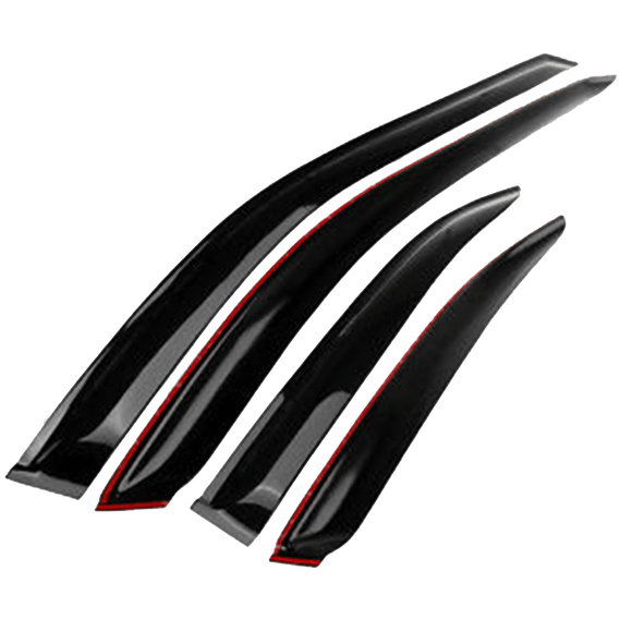 Fit 2019-2021 Toyota Corolla Hatchback Out-Channel Vent Window Visors Rain Sun Wind Guards Shade Deflectors