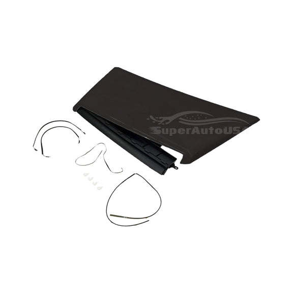 Fits 2014-2021 Toyota Tundra TRD PRO & Sport Air Flow Decorative Intake Hood Scoop Kit  (Unpainted Matte Black)