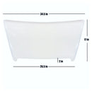 Fits 2014-2021 Toyota Tundra TRD PRO & Sport Air Flow Decorative Intake Hood Scoop Kit  (White)-4