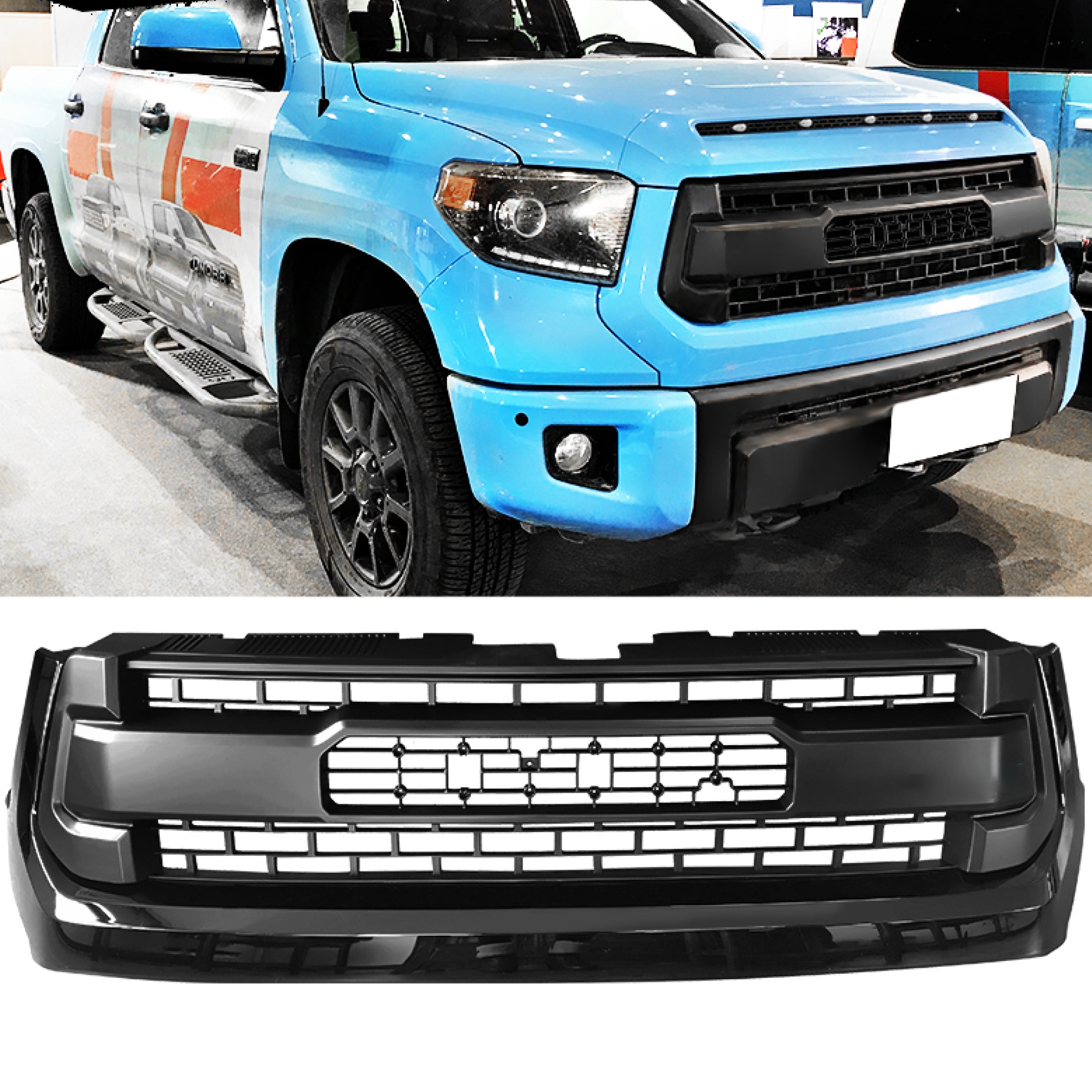 TRD Style Front Grill / Grill Fits 2014-2017 Toyota Tundra
