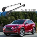 Fit 2015-2021 LEXUS NX200t NX300H Baggage Luggage Cross Bar Black Top Roof Rack-1