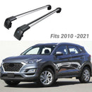 Barra transversal para equipaje de Hyundai Tucson 2010-2020, color plateado -2