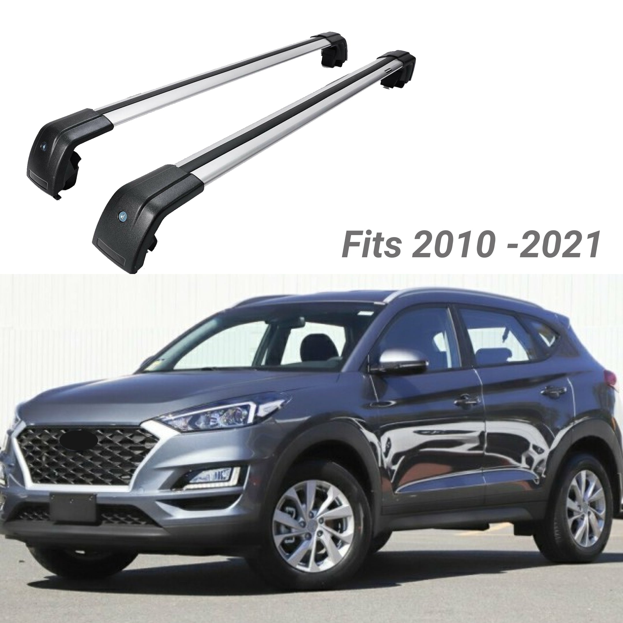 Ajuste 2010-2020 Hyundai Tucson astilla equipaje barra transversal para equipaje
